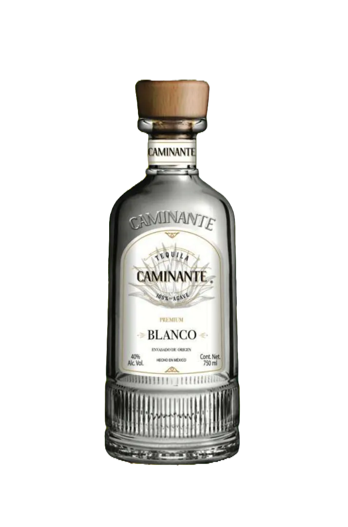 Bottle of Caminante Tequila